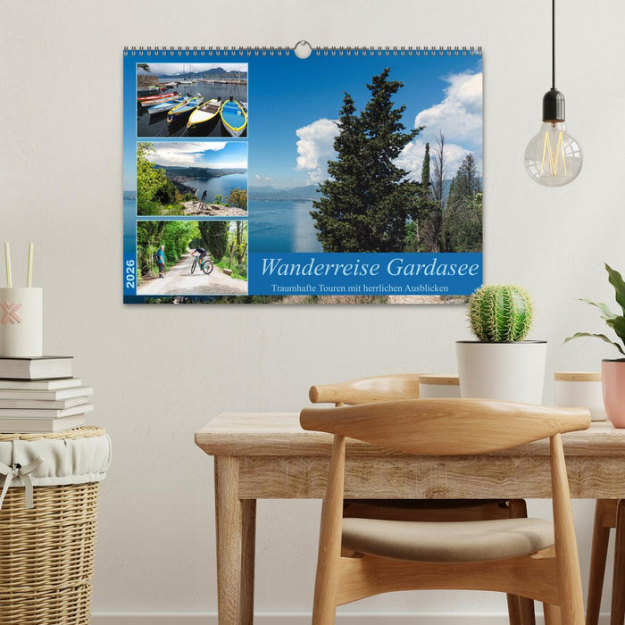 Wanderreise Gardasee (CALVENDO Wandkalender 2026)