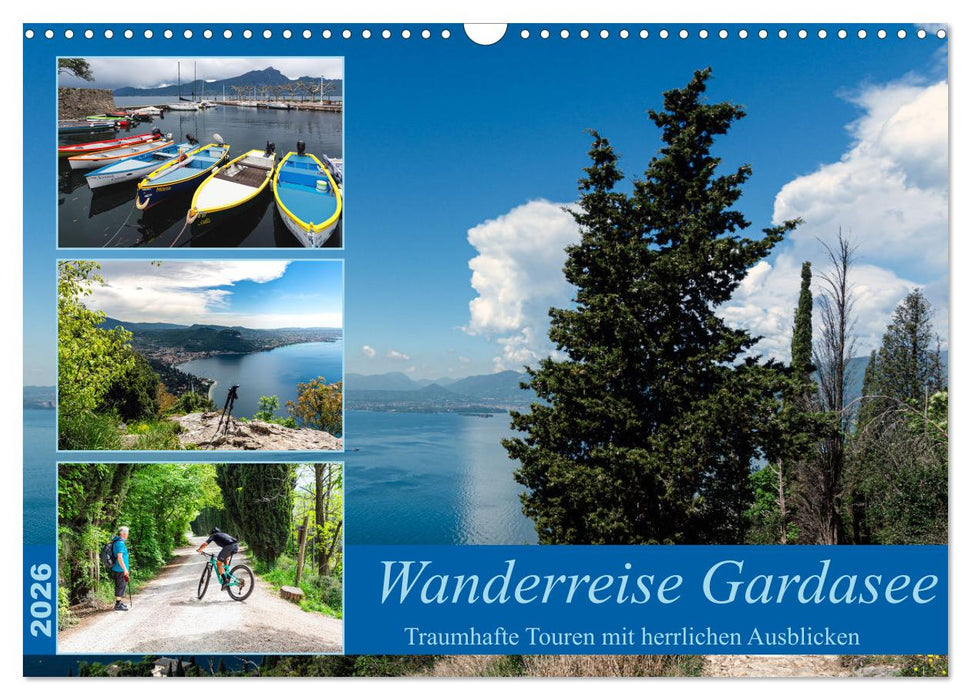 Wanderreise Gardasee (CALVENDO Wandkalender 2026)