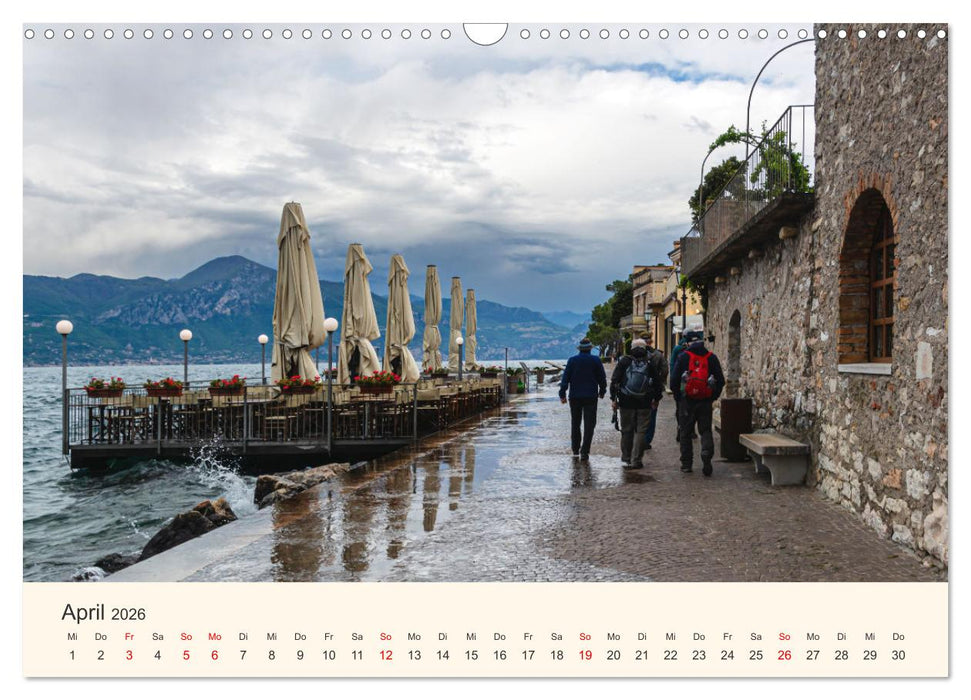 Wanderreise Gardasee (CALVENDO Wandkalender 2026)