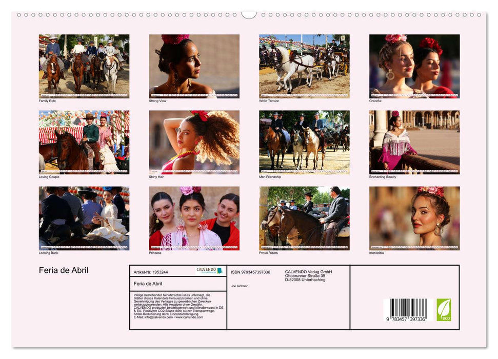 Feria de Abril (CALVENDO Premium Wandkalender 2026)