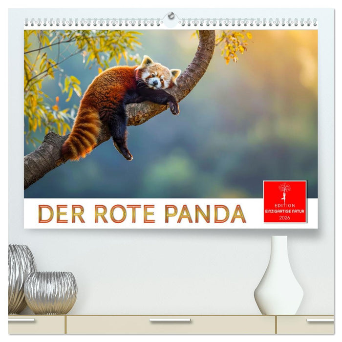 Der Rote Panda (CALVENDO Premium Wandkalender 2026)