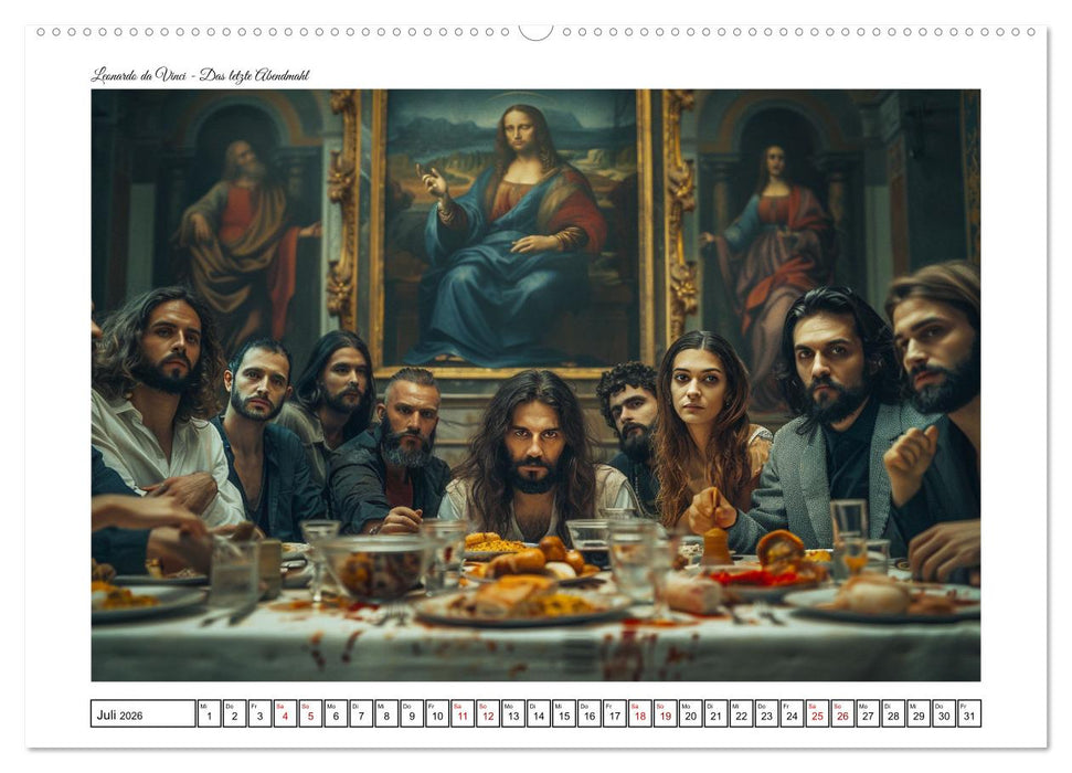 Alte Meister auf Zeitreise (CALVENDO Premium Wandkalender 2026)