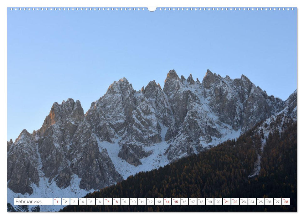 Sextener Dolomiten (CALVENDO Premium Wandkalender 2026)