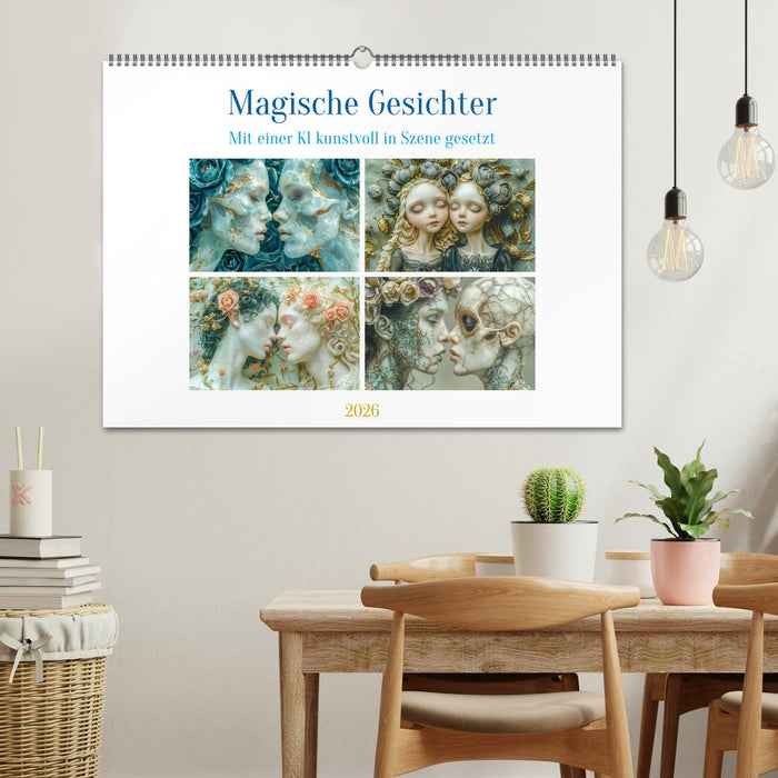 Magische Gesichter (CALVENDO Wandkalender 2026)
