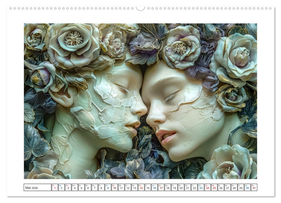 Magische Gesichter (CALVENDO Wandkalender 2026)