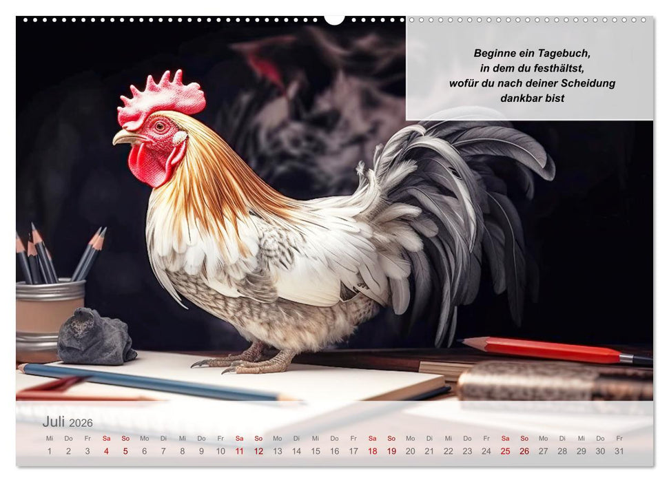 Endlich erfolgreich geschieden (CALVENDO Premium Wandkalender 2026)