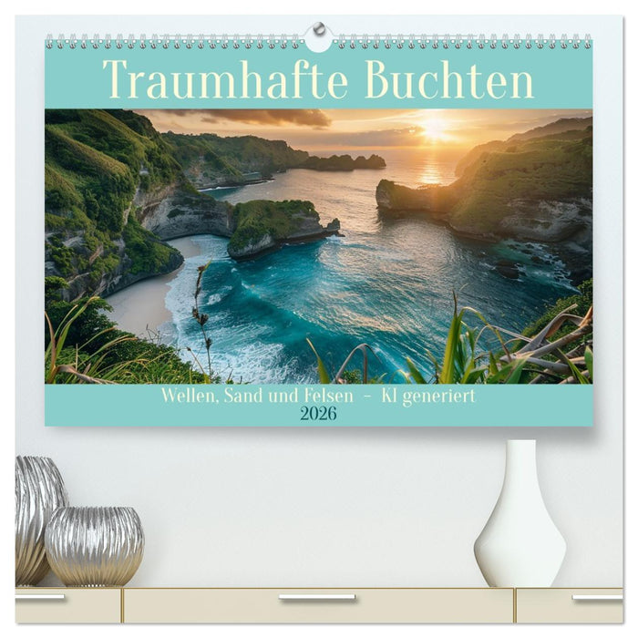 Traumhafte Buchten (CALVENDO Premium Wandkalender 2026)