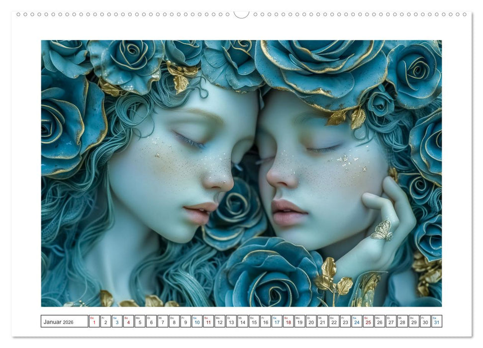 Magische Gesichter (CALVENDO Premium Wandkalender 2026)