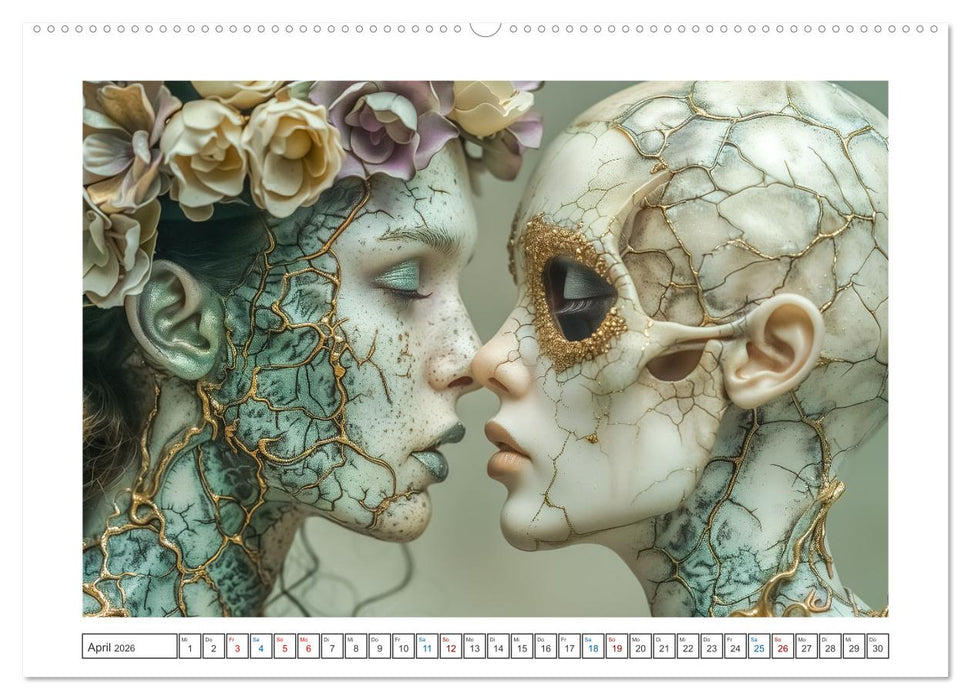 Magische Gesichter (CALVENDO Premium Wandkalender 2026)
