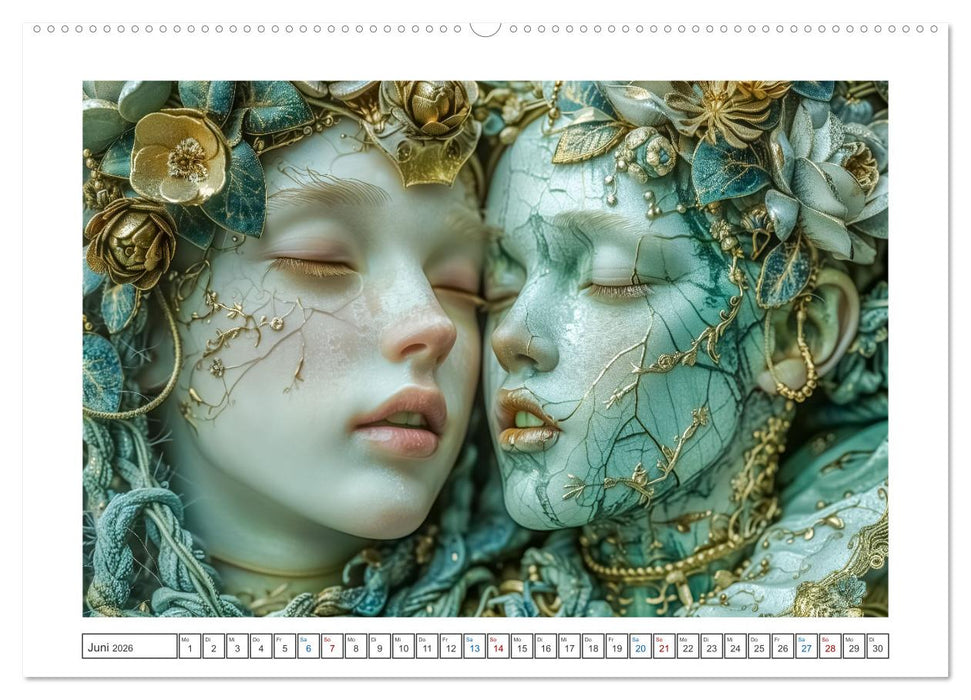 Magische Gesichter (CALVENDO Premium Wandkalender 2026)