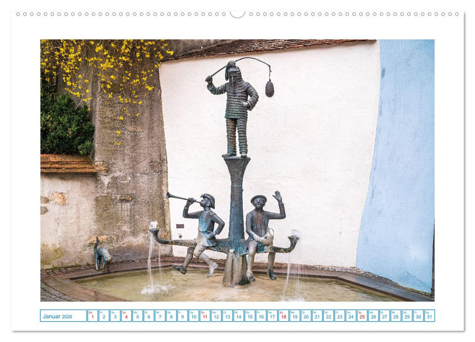 Engen - Malerische Kleinstadt im Hegau (CALVENDO Wandkalender 2026)