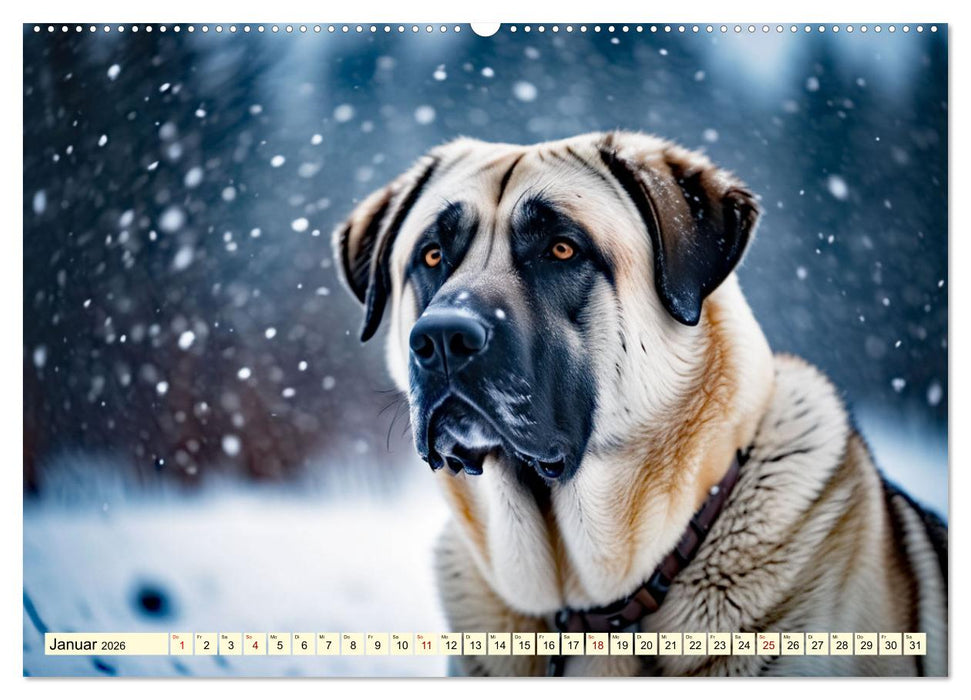Kangal - der starke Herdenschutzhund (CALVENDO Wandkalender 2026)