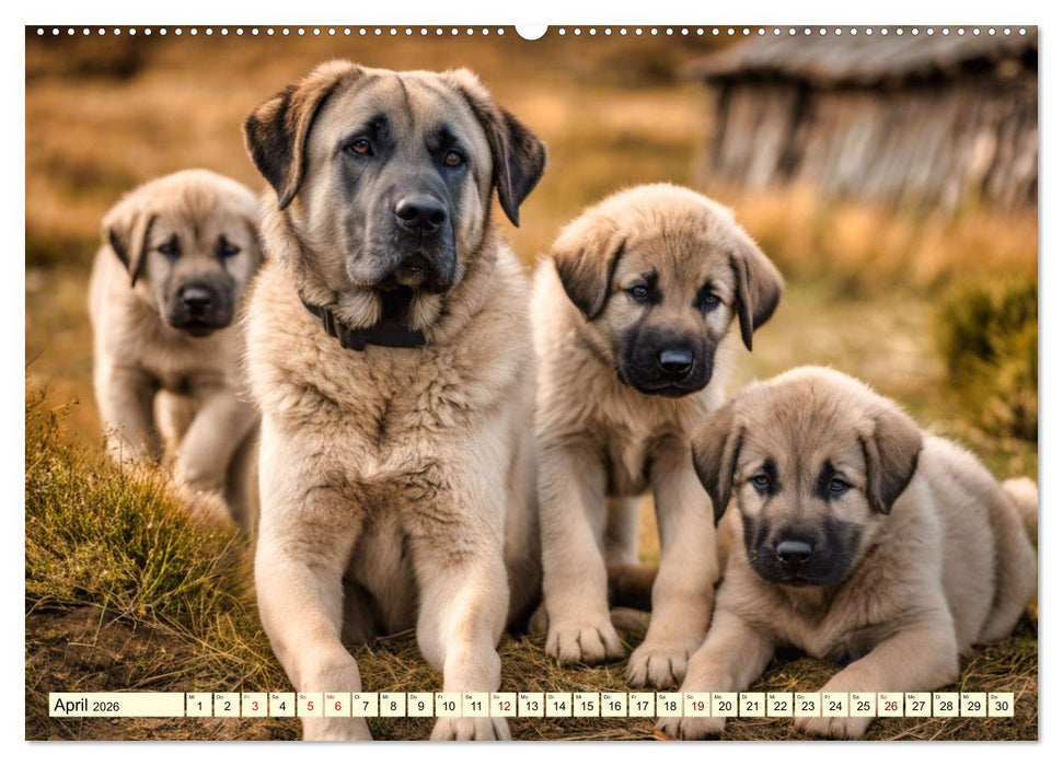Kangal - der starke Herdenschutzhund (CALVENDO Wandkalender 2026)