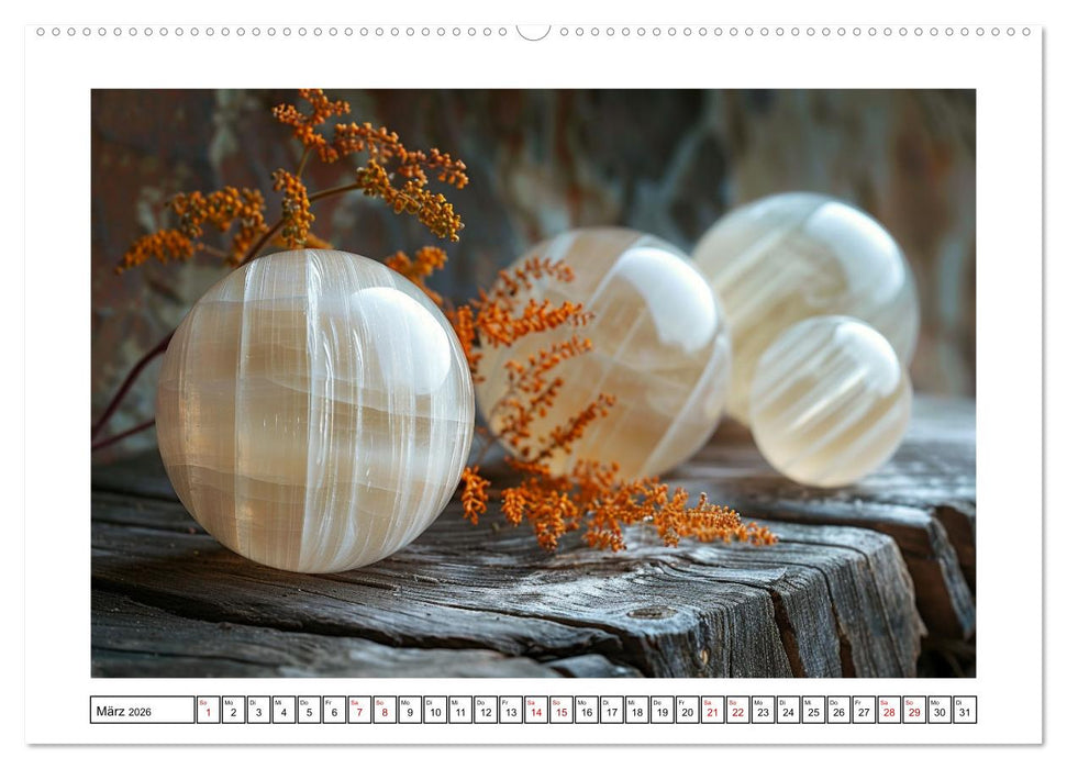 Halbe Edelsteine in ganzer Schönheit (CALVENDO Wandkalender 2026)