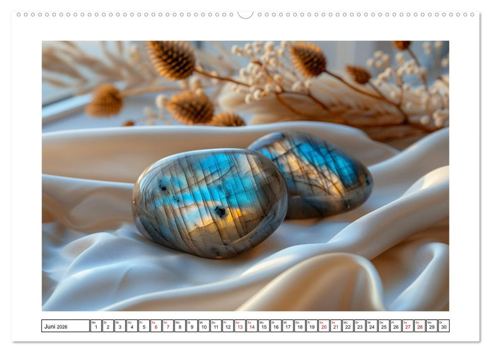 Halbe Edelsteine in ganzer Schönheit (CALVENDO Premium Wandkalender 2026)
