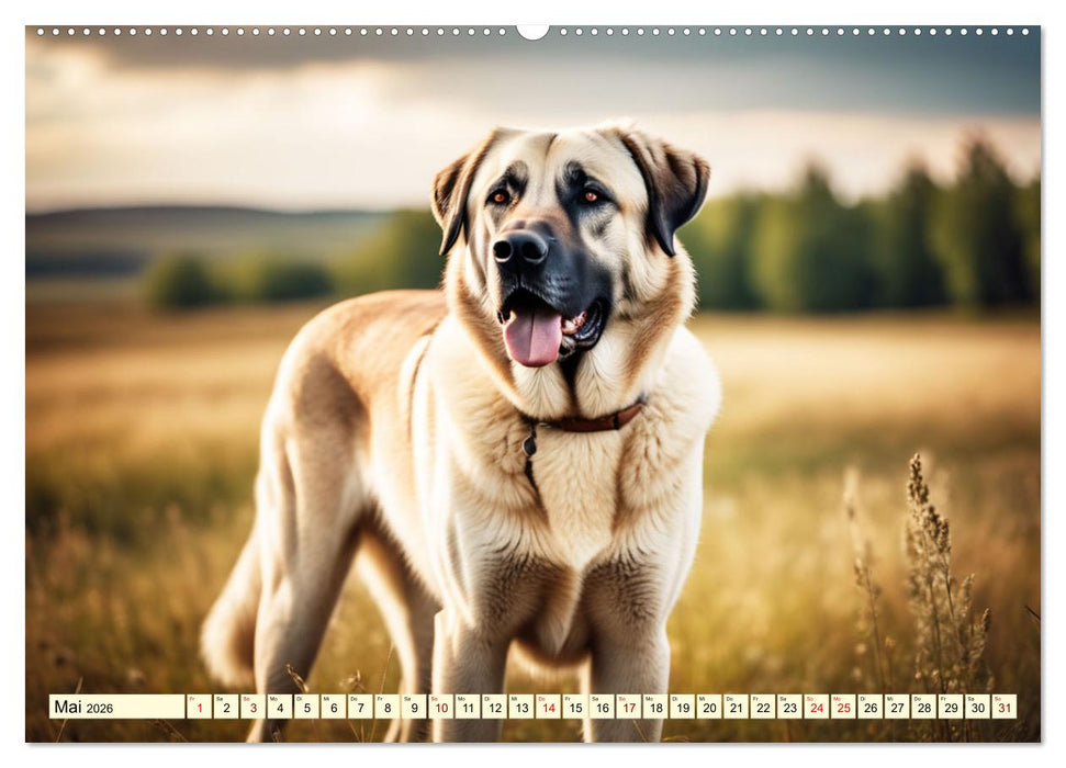 Kangal - der starke Herdenschutzhund (CALVENDO Premium Wandkalender 2026)
