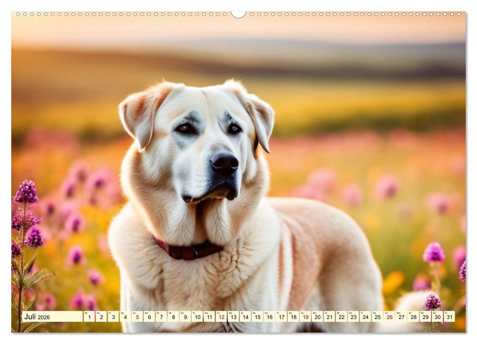 Kangal - der starke Herdenschutzhund (CALVENDO Premium Wandkalender 2026)