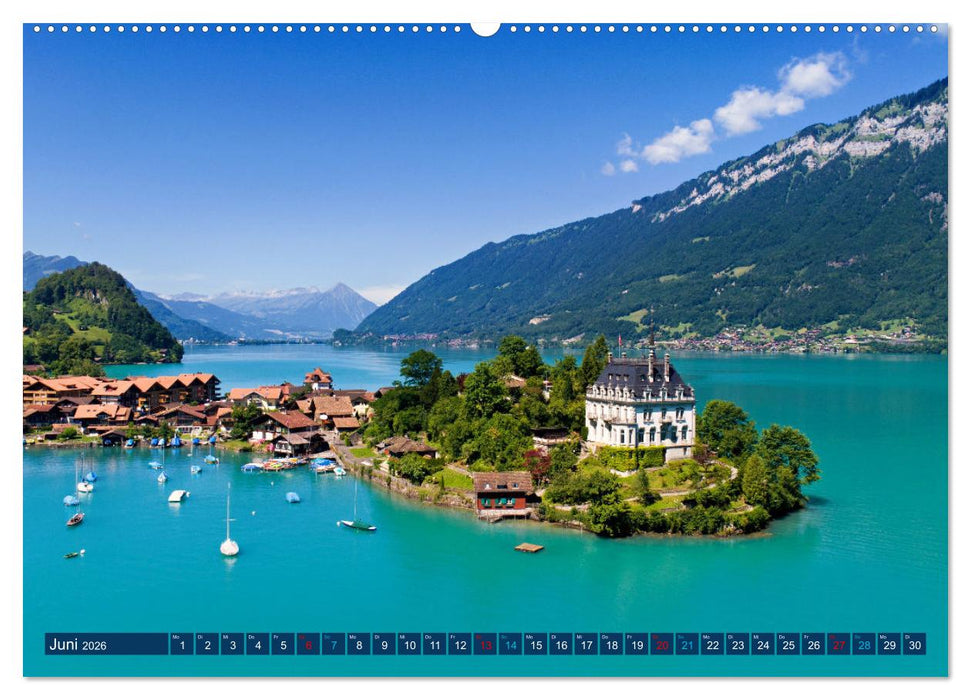 Berner Oberland - Ausflugsziele (CALVENDO Wandkalender 2026)