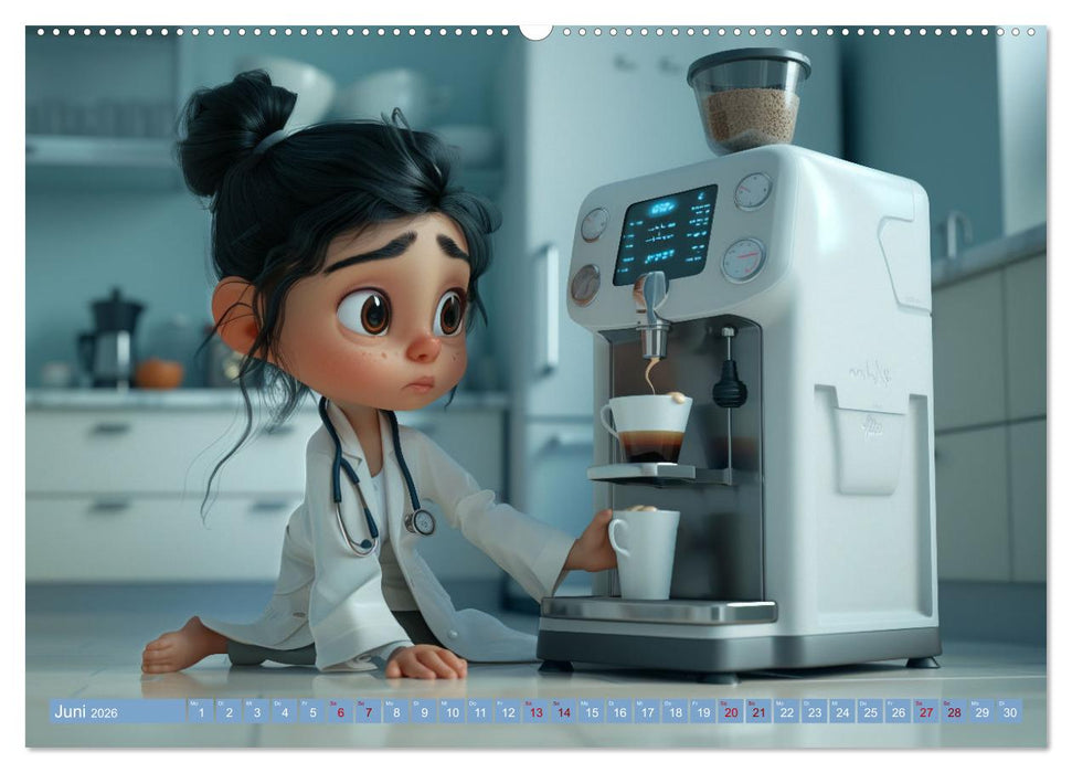 Nur ein paar Semester Medizin (CALVENDO Wandkalender 2026)