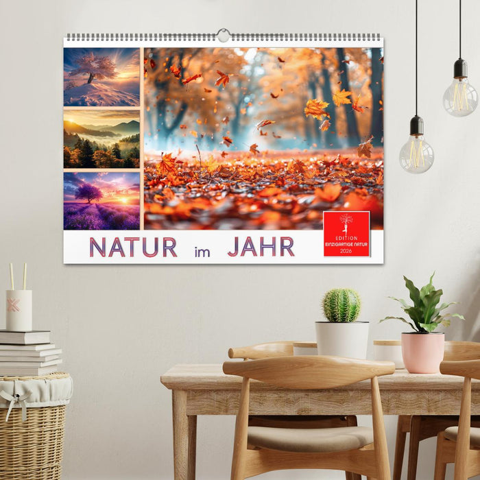 Natur im Jahr (CALVENDO Wandkalender 2026)
