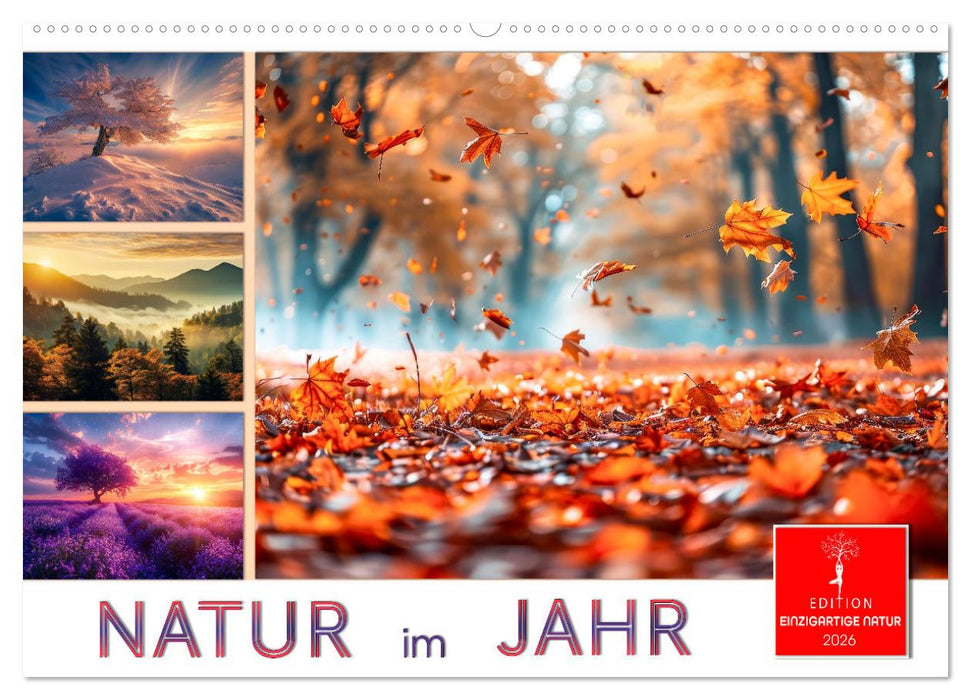 Natur im Jahr (CALVENDO Wandkalender 2026)