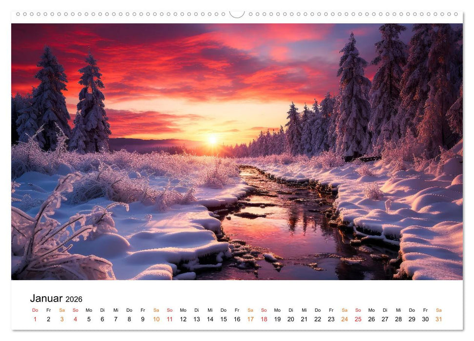 Natur im Jahr (CALVENDO Wandkalender 2026)