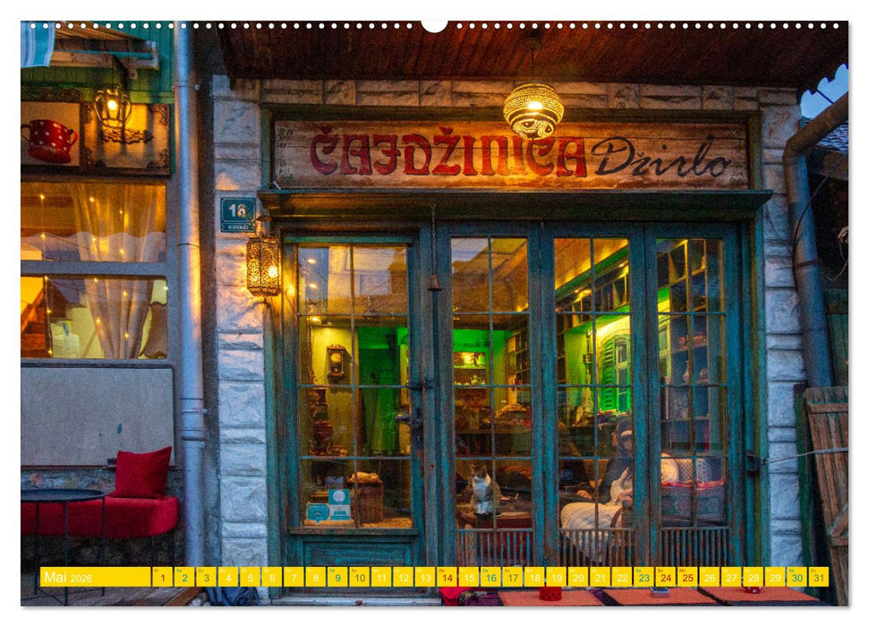 Sarajevo - Vielfältige Hauptstadt von Bosnien und Herzegowina (CALVENDO Wandkalender 2026)