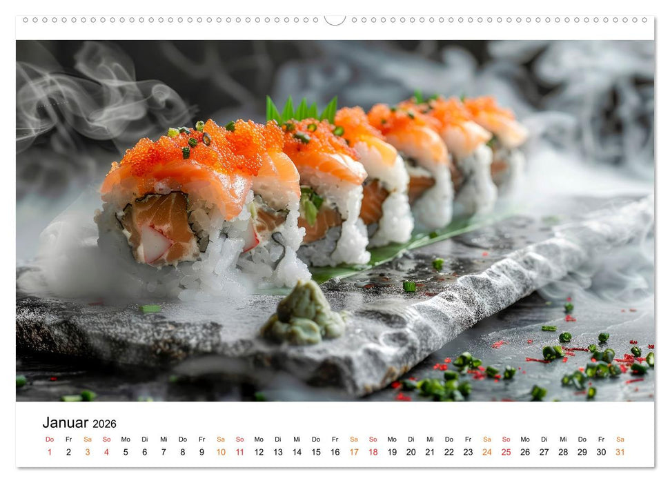 Sushi für Gourmets (CALVENDO Premium Wandkalender 2026)