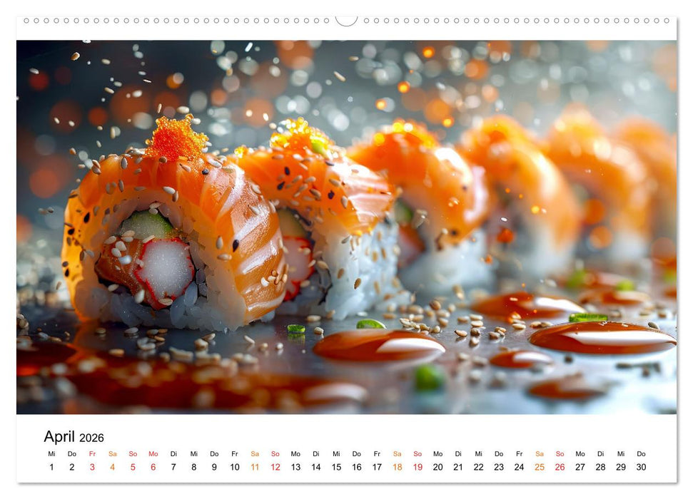 Sushi für Gourmets (CALVENDO Premium Wandkalender 2026)