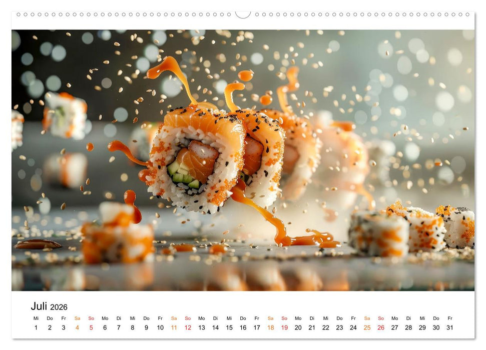 Sushi für Gourmets (CALVENDO Premium Wandkalender 2026)