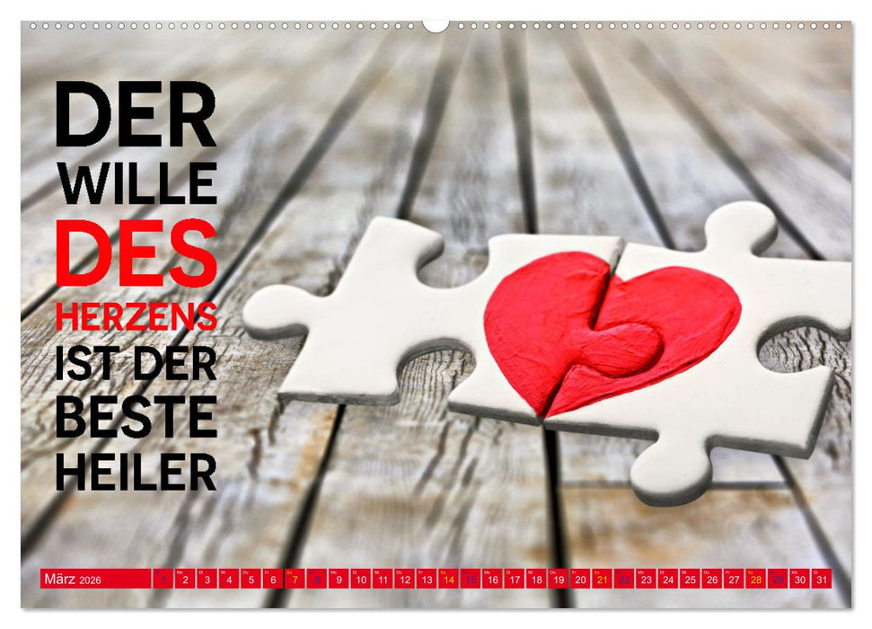 Gute Besserung - mit coolen Sprüchen (CALVENDO Wandkalender 2026)