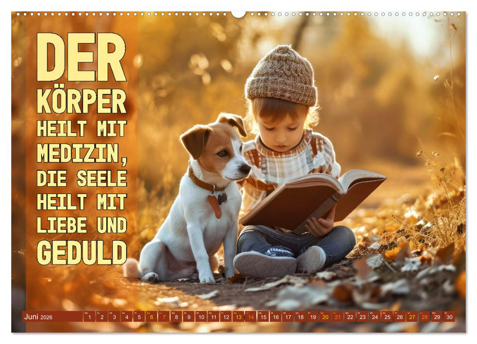 Gute Besserung - mit coolen Sprüchen (CALVENDO Wandkalender 2026)