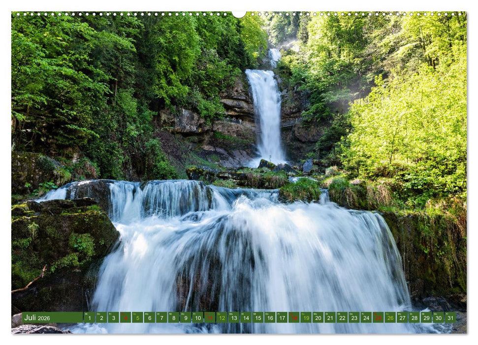 Berner Oberland - Ausflugsziele (CALVENDO Premium Wandkalender 2026)