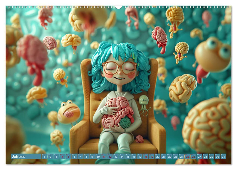 Nur ein paar Semester Medizin (CALVENDO Premium Wandkalender 2026)