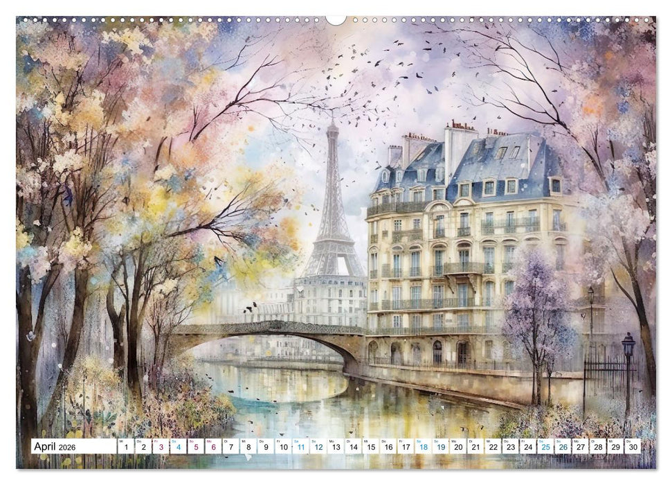 Eiffelturm: Kreativ anders (CALVENDO Wandkalender 2026)