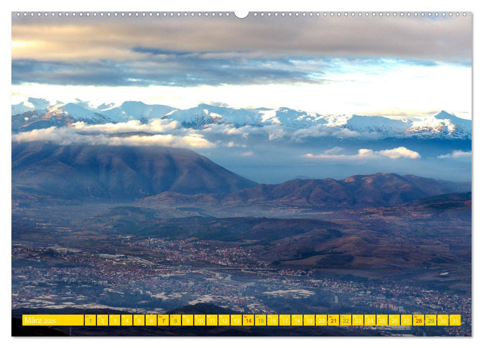 Skopje - Nordmazedoniens überraschende Hauptstadt (CALVENDO Premium Wandkalender 2026)