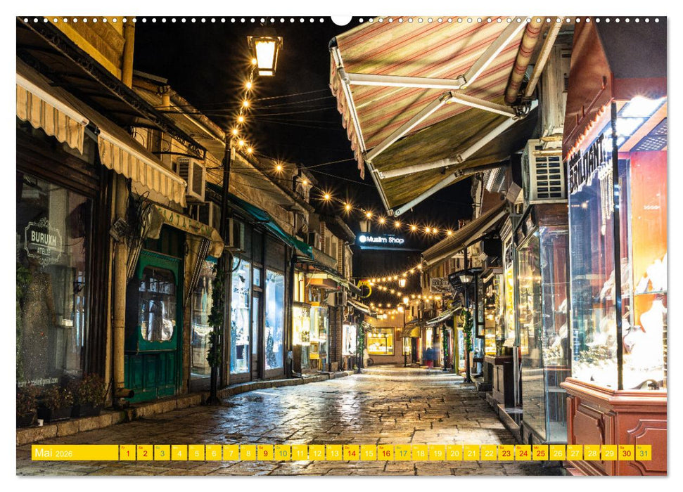 Skopje - Nordmazedoniens überraschende Hauptstadt (CALVENDO Premium Wandkalender 2026)
