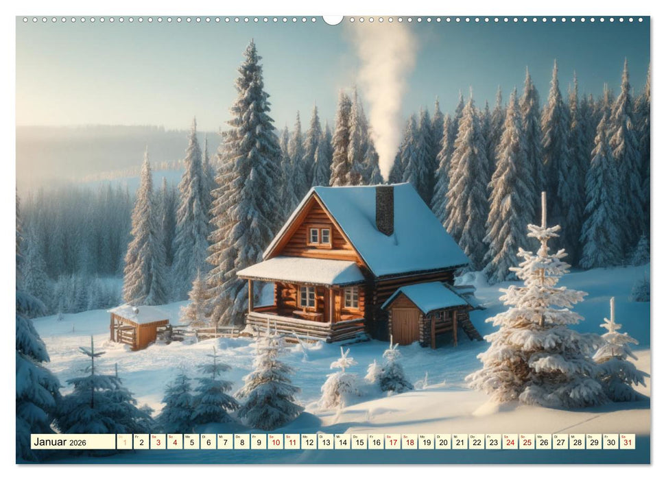 Jahreszeitenwunder: Ein Jahr in Bildern (CALVENDO Premium Wandkalender 2026)