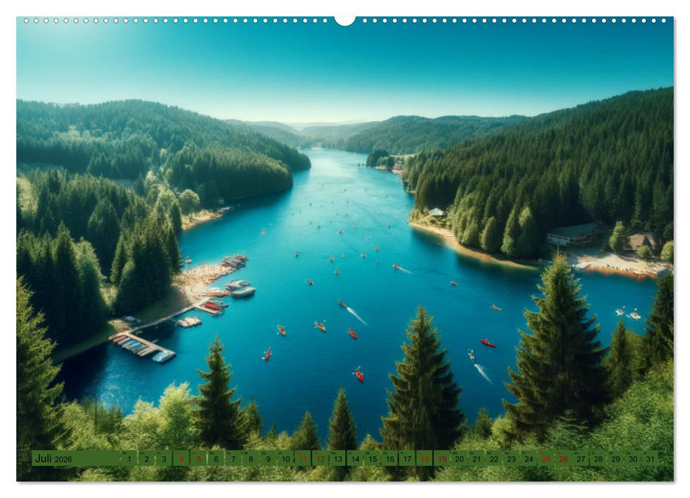 Jahreszeitenwunder: Ein Jahr in Bildern (CALVENDO Premium Wandkalender 2026)