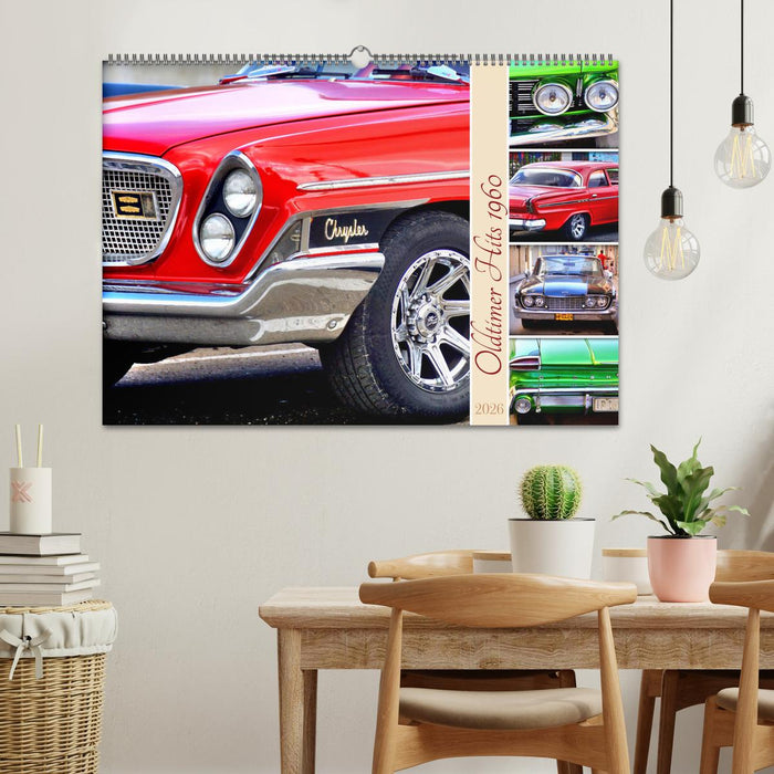 Oldtimer Hits 1960 (CALVENDO Wandkalender 2026)