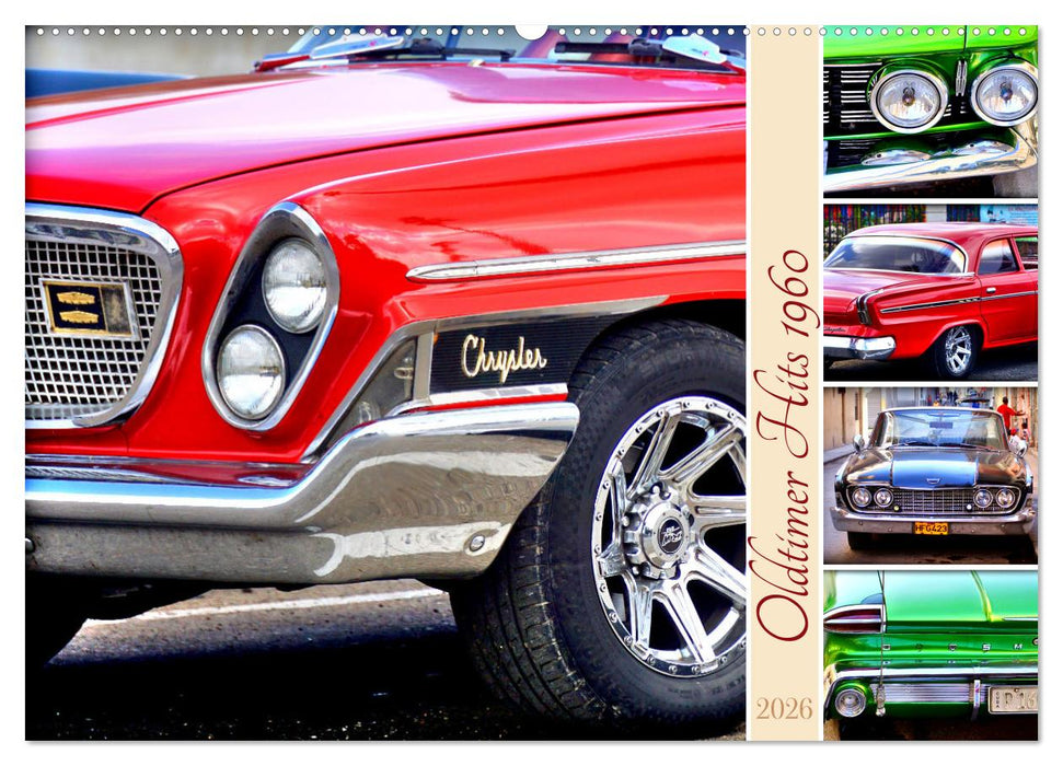 Oldtimer Hits 1960 (CALVENDO Wandkalender 2026)