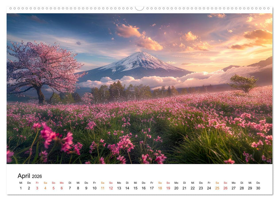 Natur im Jahr (CALVENDO Premium Wandkalender 2026)