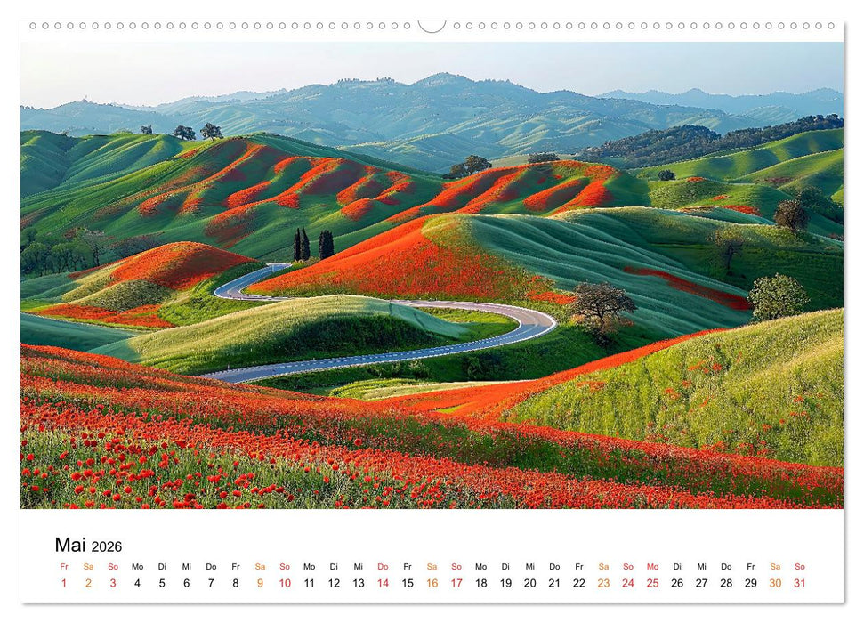 Natur im Jahr (CALVENDO Premium Wandkalender 2026)