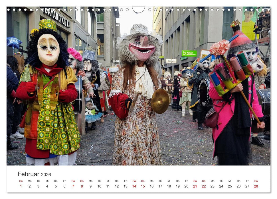 Luzern, die Stadt im Zentrum der Schweiz (CALVENDO Wandkalender 2026)