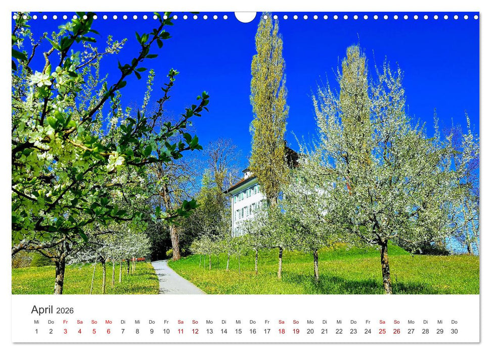 Luzern, die Stadt im Zentrum der Schweiz (CALVENDO Wandkalender 2026)