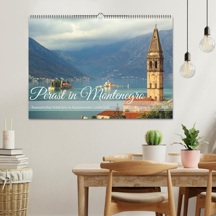 Perast in Montenegro - Romantisches Städtchen in faszinierender Landschaft (CALVENDO Wandkalender 2026)