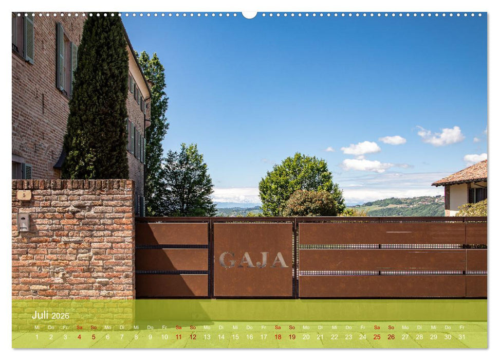 Barolo und Barbaresco (CALVENDO Premium Wandkalender 2026)