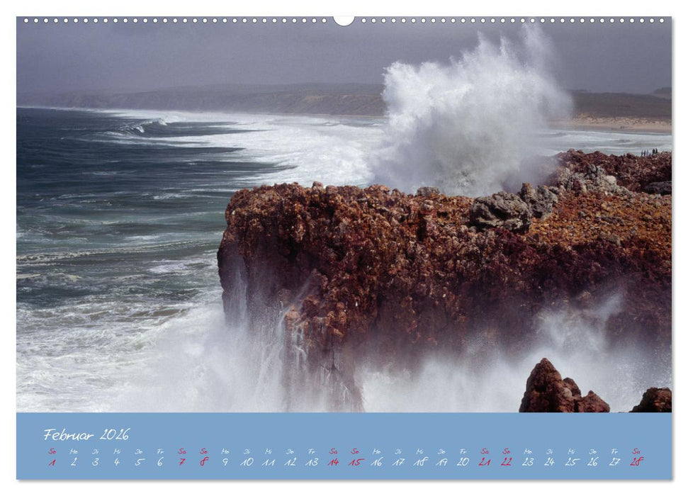 Brandung faszinierent und wild (CALVENDO Premium Wandkalender 2026)