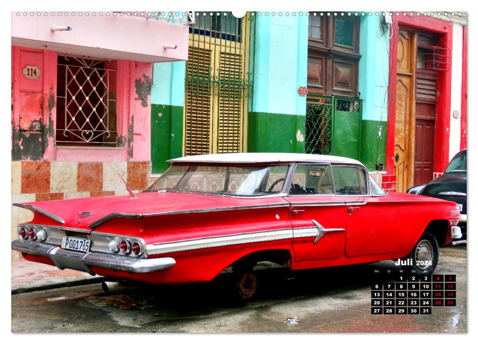 Oldtimer Hits 1960 (CALVENDO Premium Wandkalender 2026)