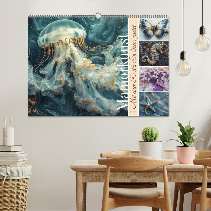 Mamorkunst (CALVENDO Wandkalender 2026)